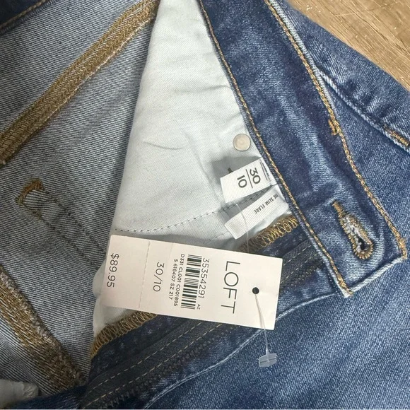 LOFT Denim Flare Wide-Leg Jeans - Picture 5 of 9